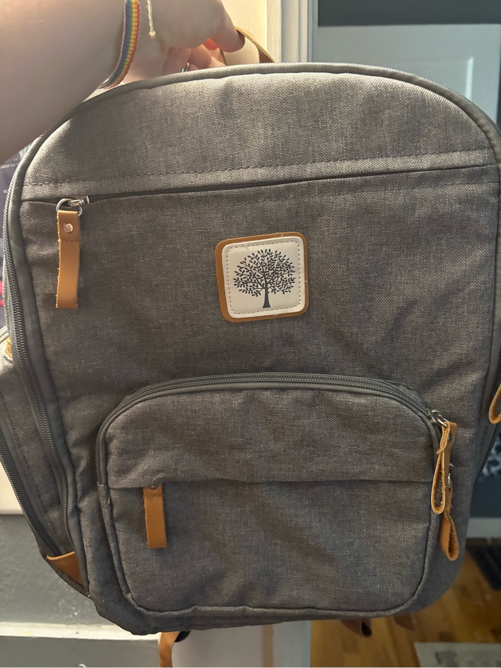 Parker Baby birch bag mini diaper backpack - never used!